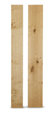 Square-edged oak<br/>- Fresh sawn strips<br/>Grade Q-F 2/3