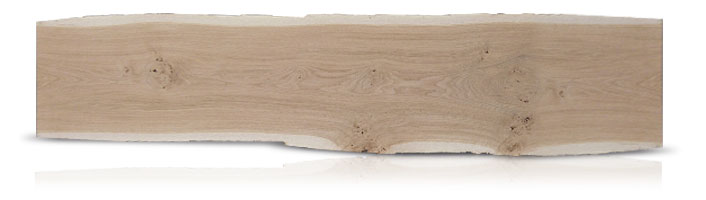 Dried oak plank